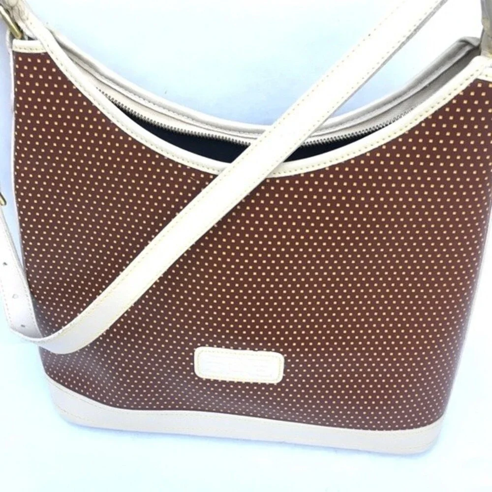 Dooney & Bourke Hobo Two Toned Brown and Tan Bag